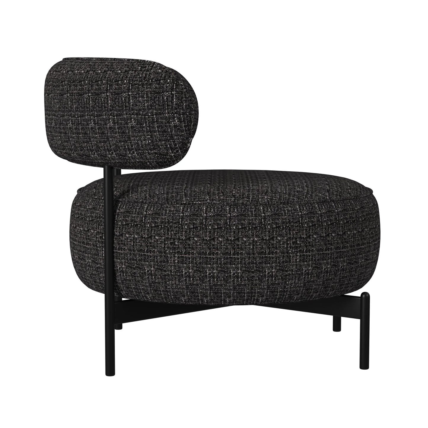 Antonia - Swivel Chair - Heron Black
