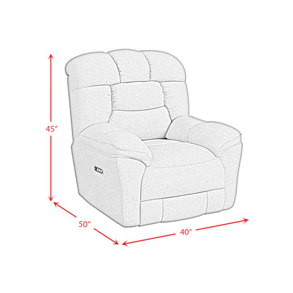 Kelsey - P3 Recliner, Zero Gravity, Memory Foam - Bama Toast