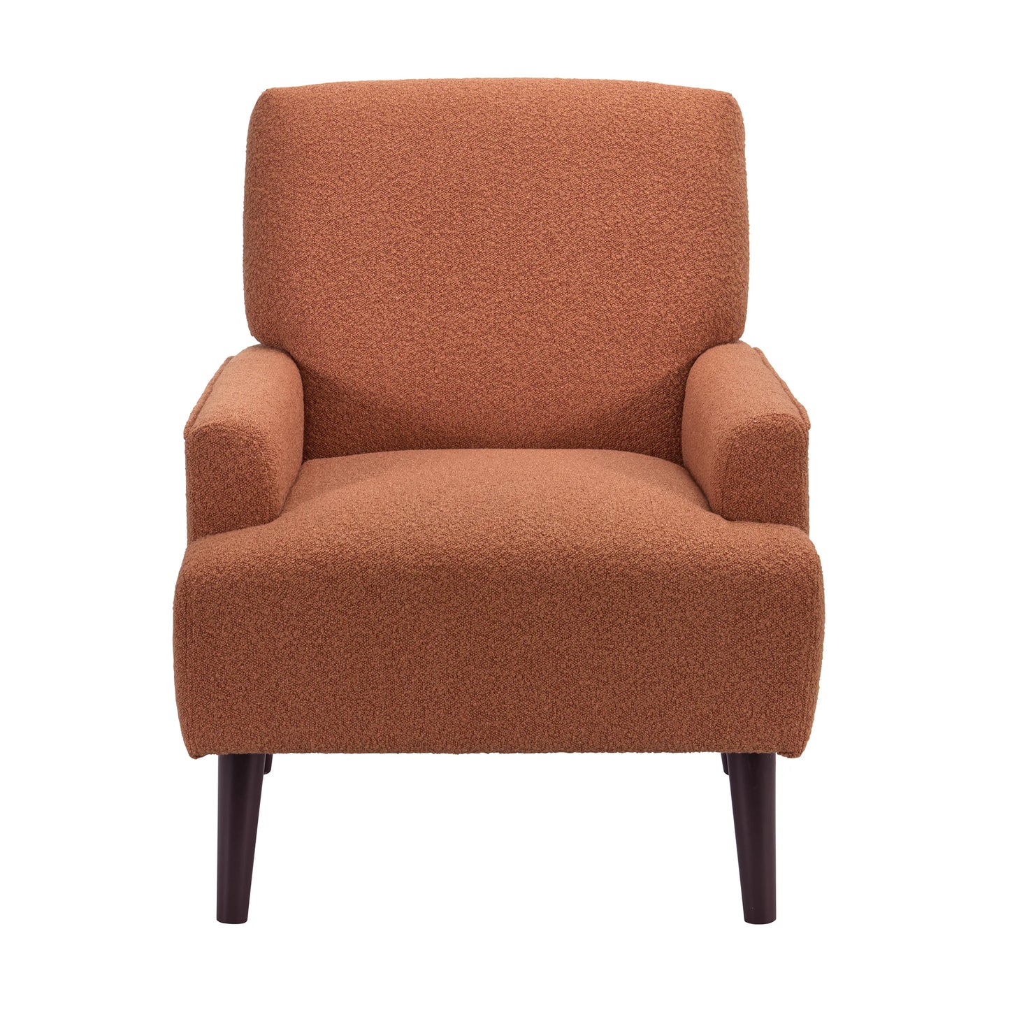 Kiwi - Chair - Boucle Orange / Espresso
