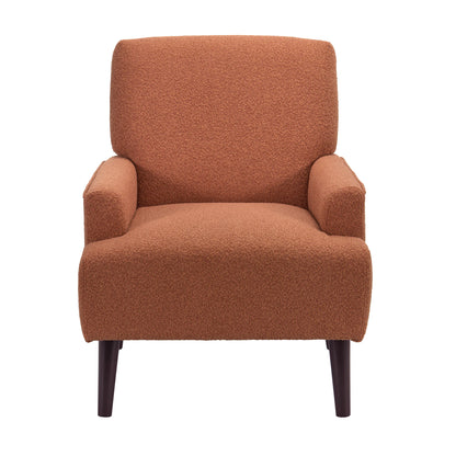 Kiwi - Chair - Boucle Orange / Espresso