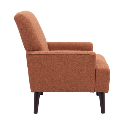 Kiwi - Chair - Boucle Orange / Espresso