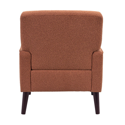Kiwi - Chair - Boucle Orange / Espresso