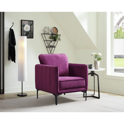 Rae - Chair - Lavish Purple Velvet