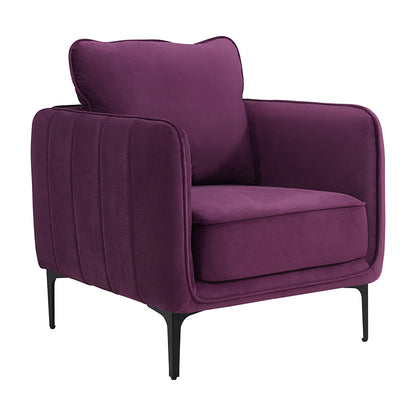 Rae - Chair - Lavish Purple Velvet
