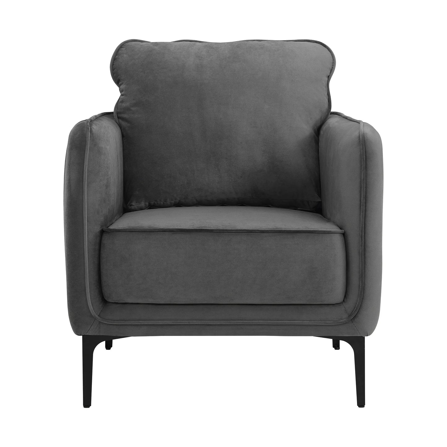 Rae - Chair - Lavish Gray Velvet