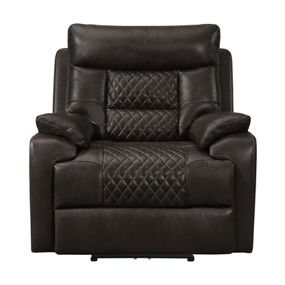 Trinidad - Power Recliner With Power Motion Head Recliner - Pebble Brown