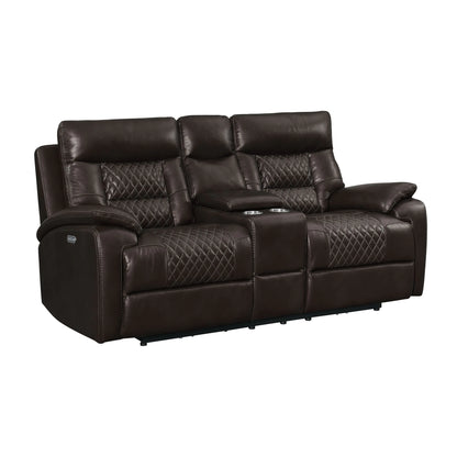 Trinidad - 2 Piece Sofa & Loveseat Living Room Set - Pebble Brown