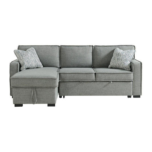 Caracas - Sectional Sleeper Chofa With Pull Bed, Drop Table & USB - Palmer Steel