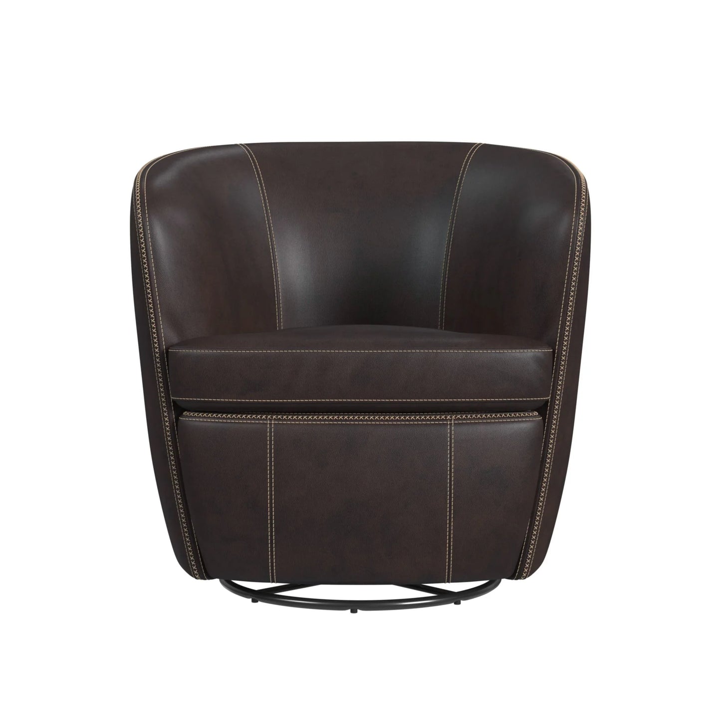 Vito - Swivel Chair - Pebble Brown