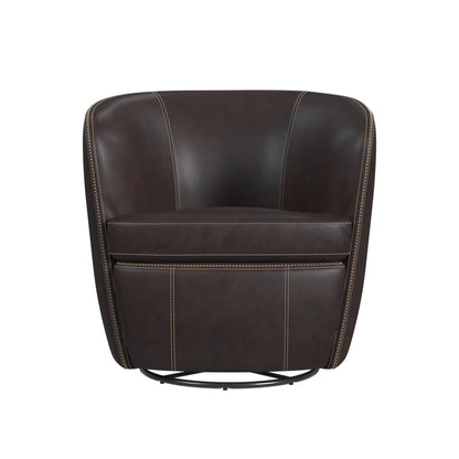 Vito - Swivel Chair - Pebble Brown