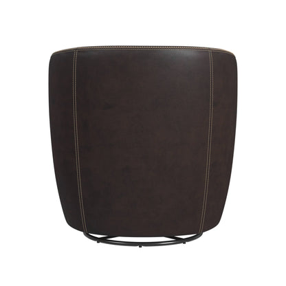 Vito - Swivel Chair - Pebble Brown
