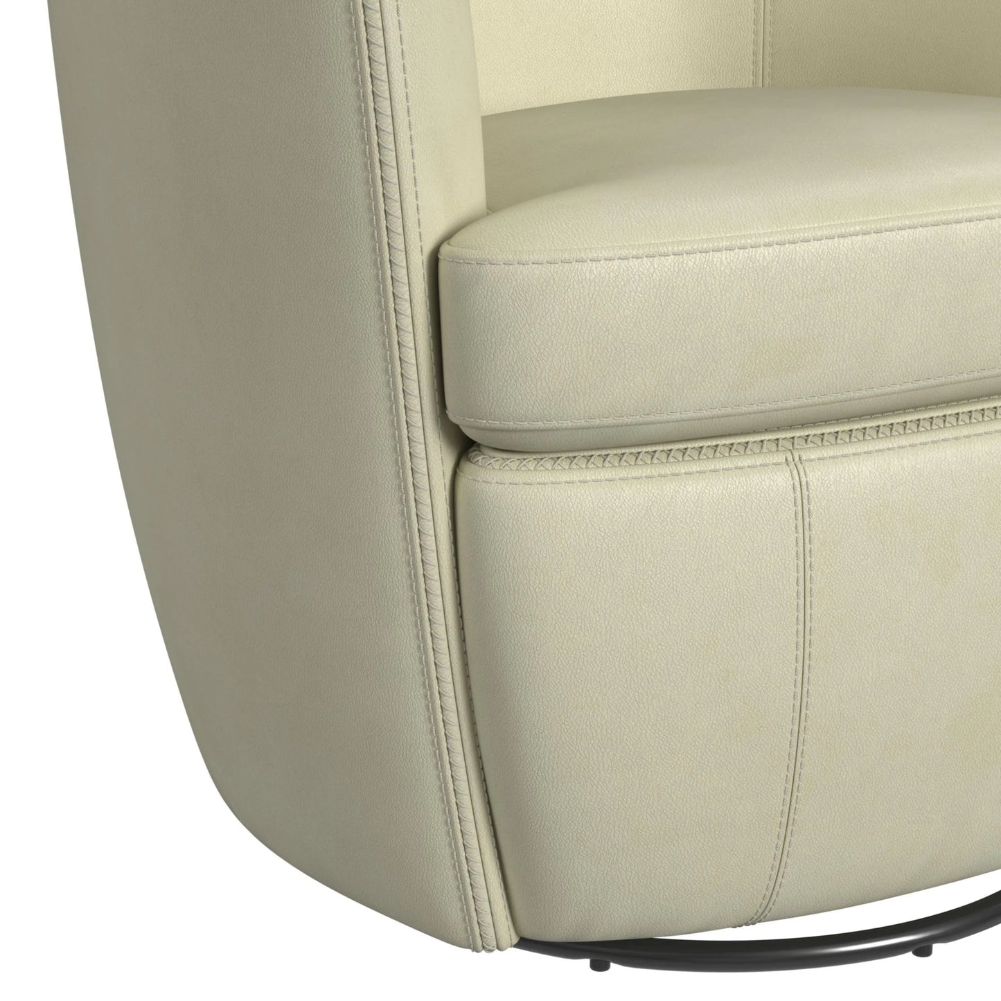 Vito - Swivel Chair - Pebble Cream