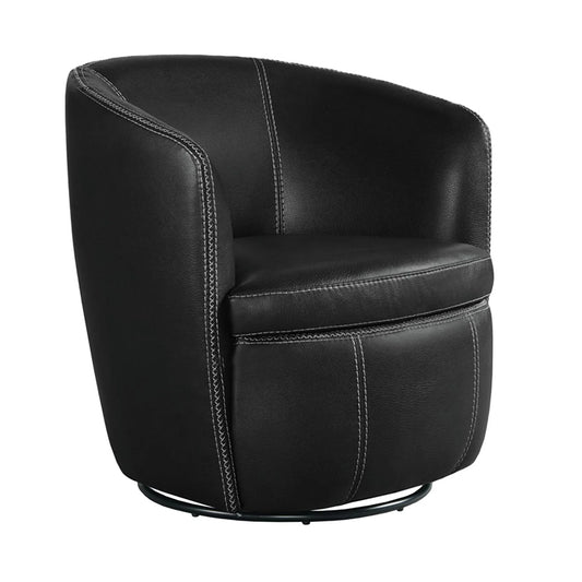 Vito - Swivel Chair - Pebble Black