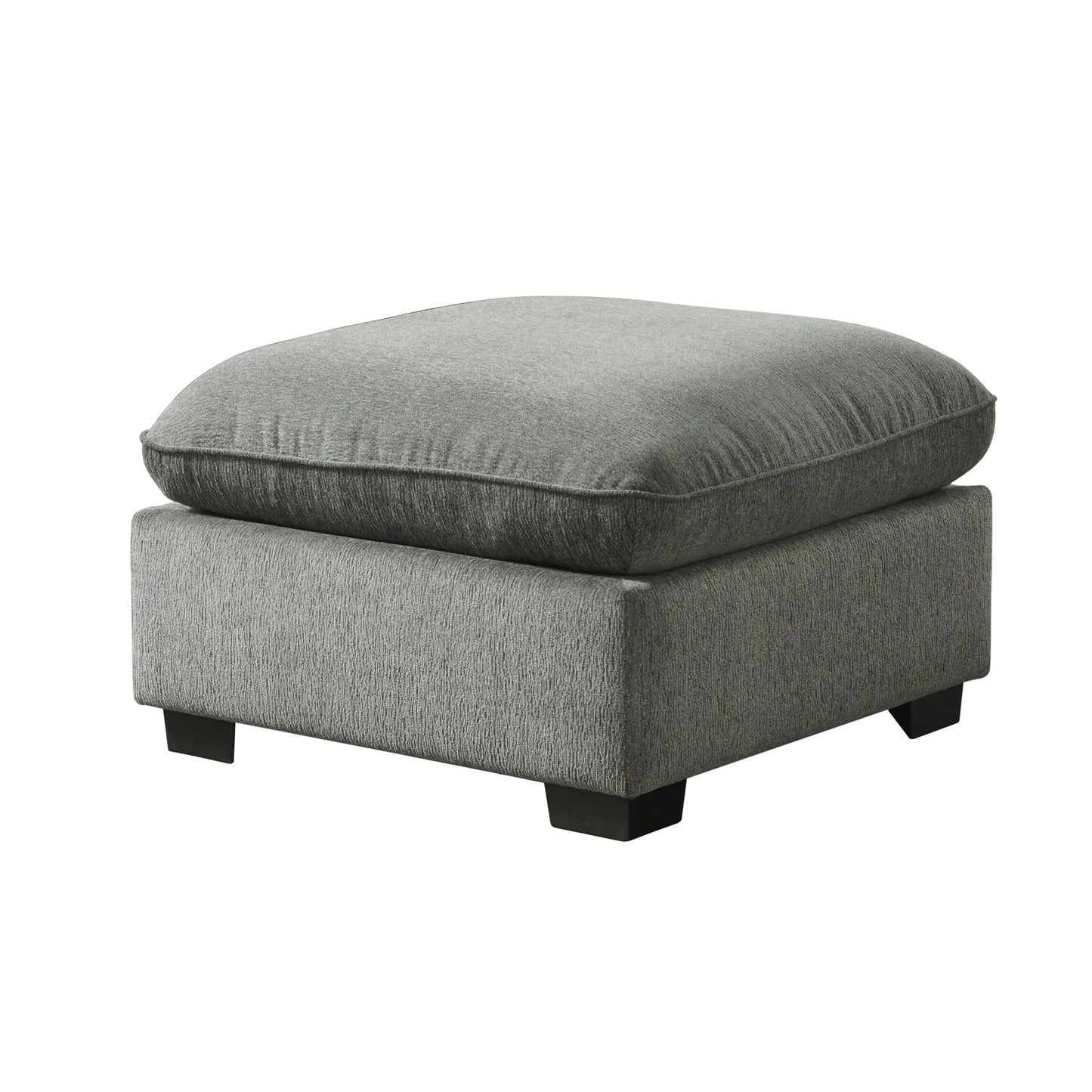 Deville - Modular Ottoman - Nova Gray