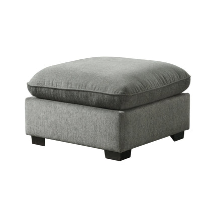 Deville - Modular Ottoman - Nova Gray