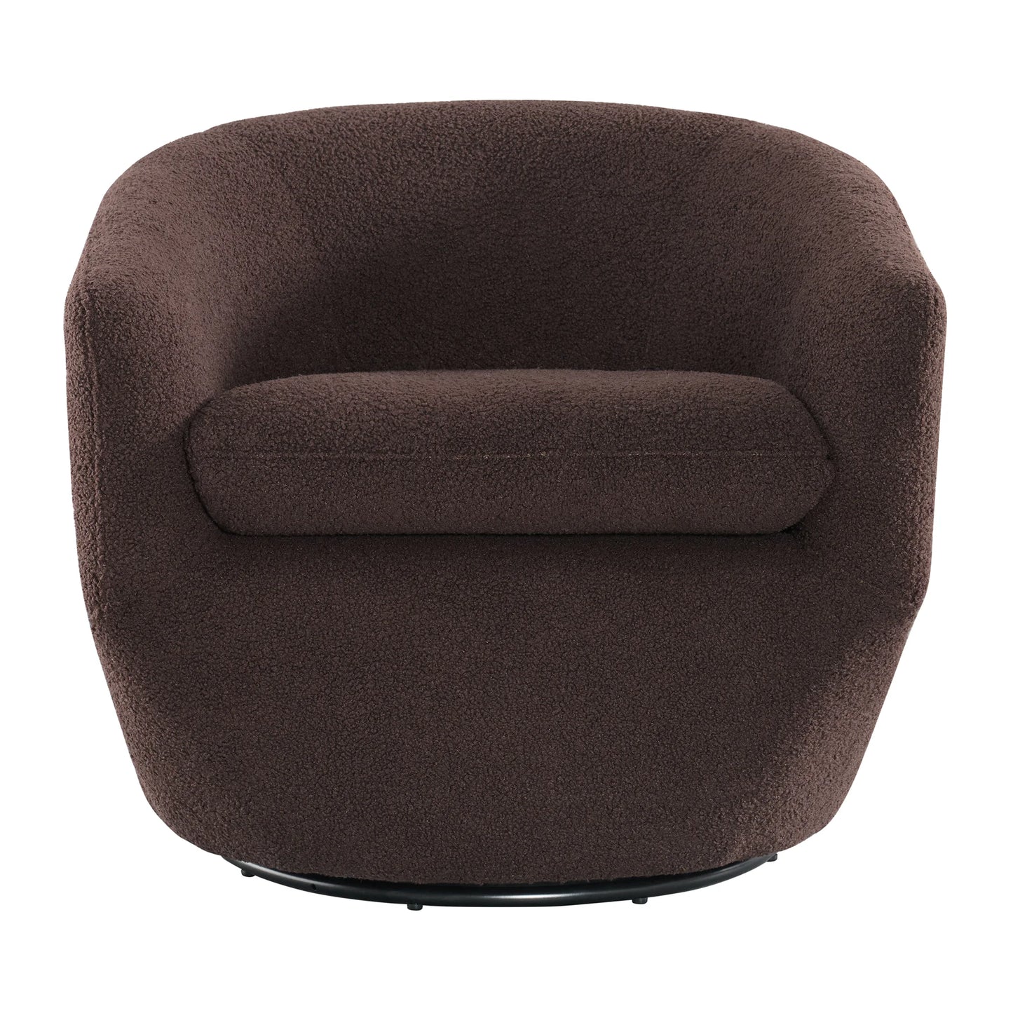 Dior - Swivel Chair - Feather Chocolate