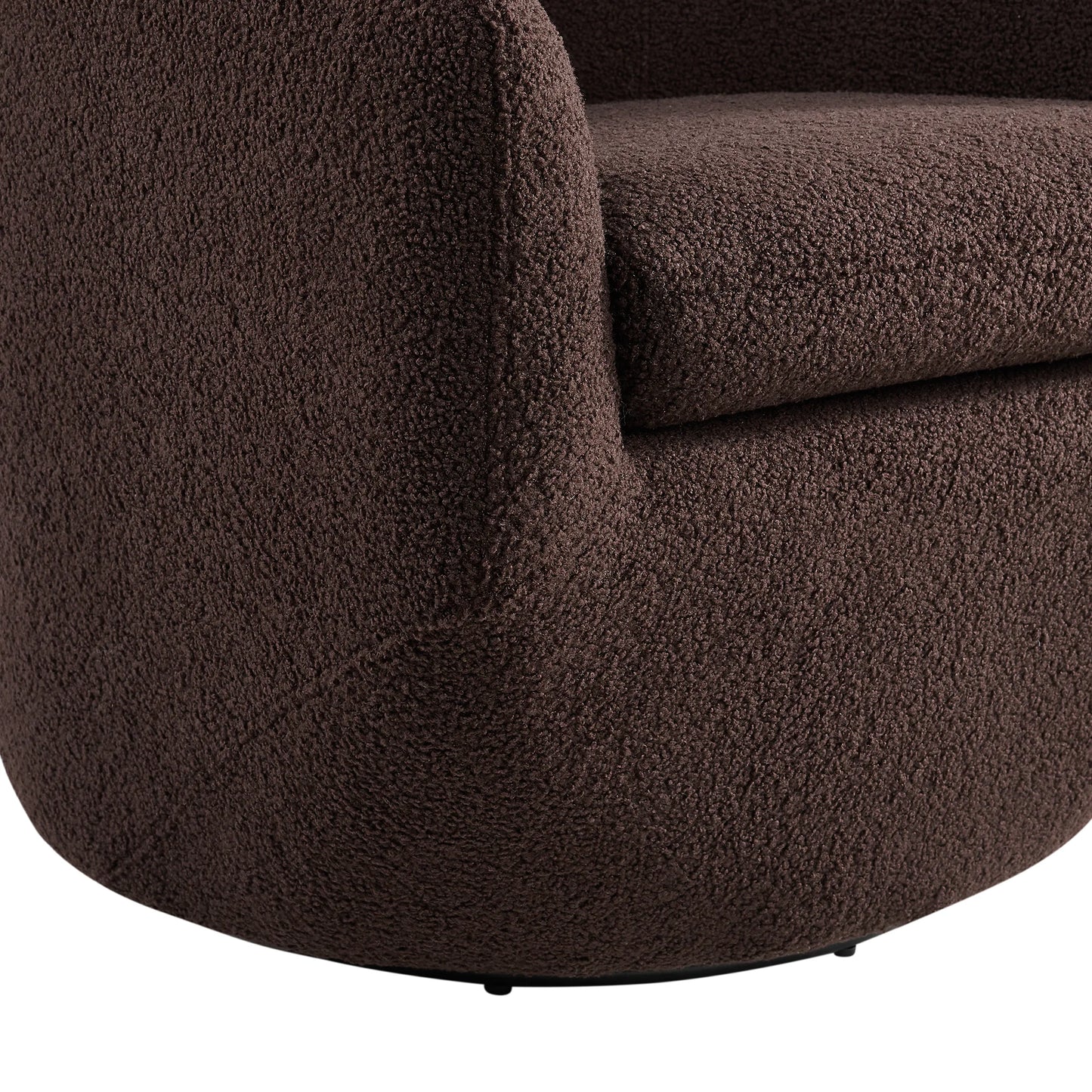 Dior - Swivel Chair - Feather Chocolate