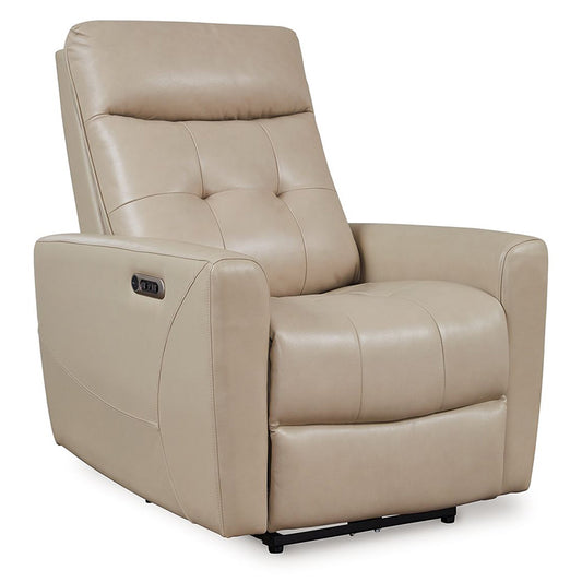 Pisgham - Sand - Power Recliner With Adj Headrest