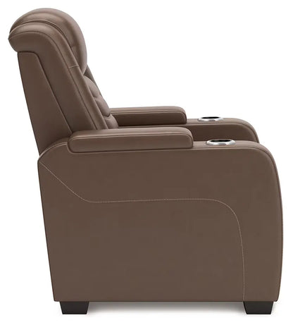 High Impact - Tobacco - Power Recliner / Adj Headrest-5