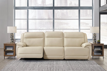 Double Deal - Almond - 3-Piece Power Reclining Sofa Sectional 1