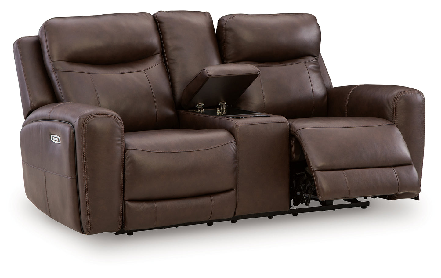Gravier - Power Reclining Loveseat With Console / Adjustable Headrest - Cordova