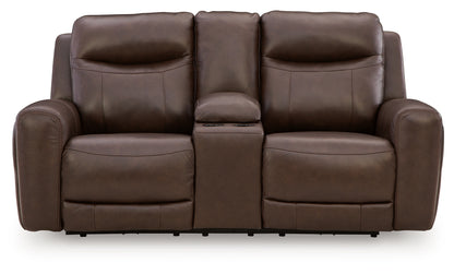 Gravier - Power Reclining Loveseat With Console / Adjustable Headrest - Cordova