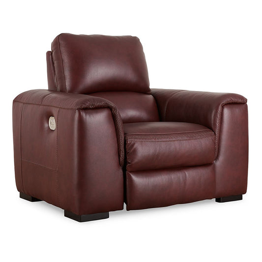 Alessandro - Garnet - Pwr Recliner/Adj Headrest