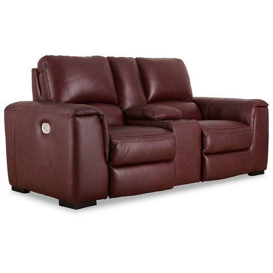 Alessandro - Garnet - Pwr Rec Loveseat/Con/Adj Hdrst