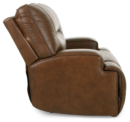 Francesca - Auburn - Pwr Recliner/Adj Headrest