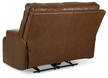 Francesca - Auburn - Pwr Recliner/Adj Headrest