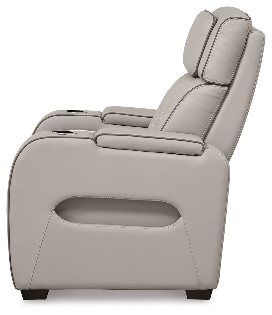 Boyington - Gray - Power Recliner/Adj Headrest 4