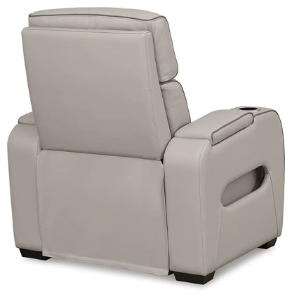 Boyington - Gray - Power Recliner/Adj Headrest 1