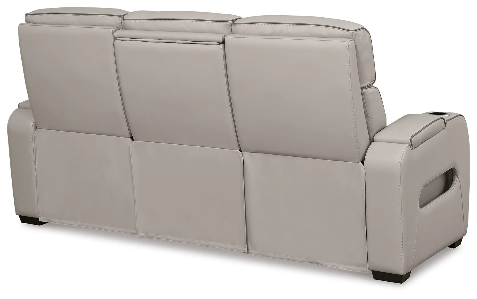 Boyington - Gray - Power Reclining Sofa With Adj Headrest 2