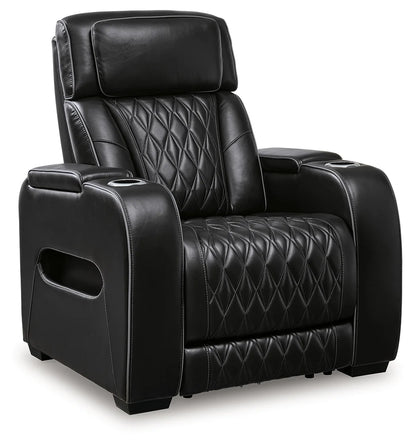 Boyington - Black - Power Recliner/ Adj Headrest