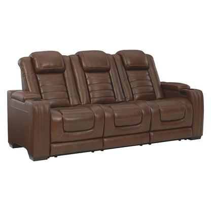 Backtrack - Chocolate - Pwr Rec Sofa With Adj Headrest