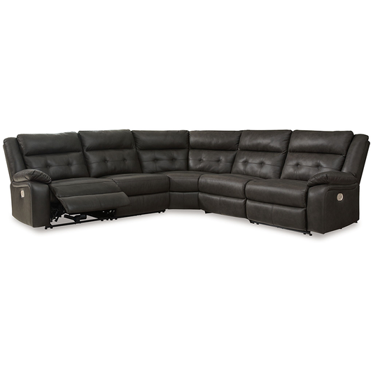 Mackie Pike - Storm - 5-Piece Power Reclining Sectional