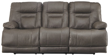 Wurstrow - Smoke - Pwr Rec Sofa With Adj Headrest