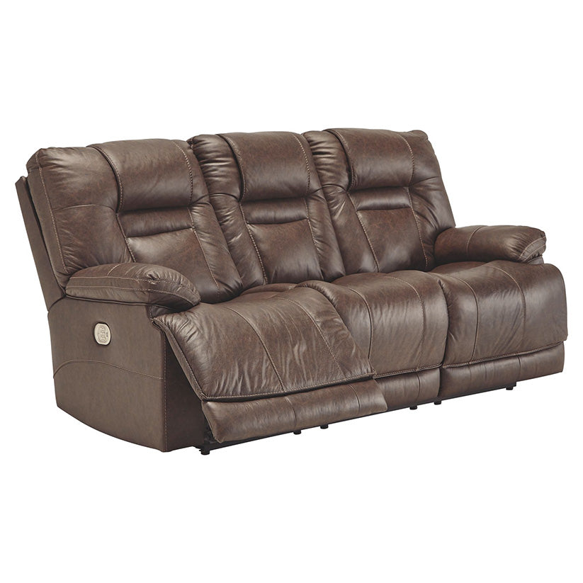 Wurstrow - Umber - Pwr Rec Sofa With Adj Headrest