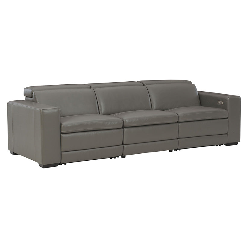 Texline - Gray - Power Reclining Sofa