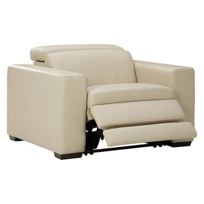 Texline - Sand - Pwr Recliner/Adj Headrest