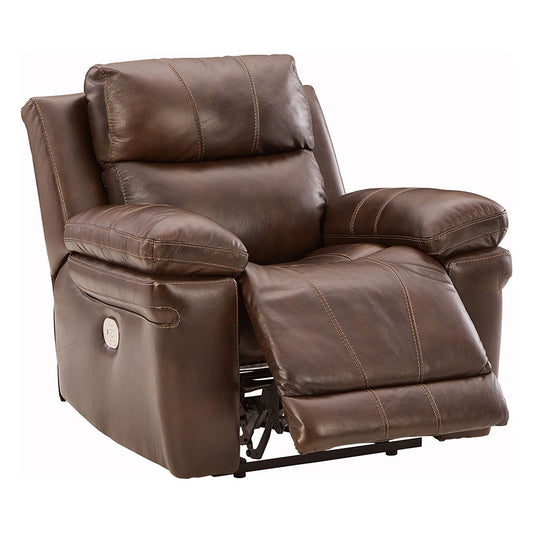 Edmar - Chocolate - Pwr Recliner/Adj Headrest