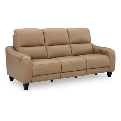 Mosswell - Power Reclining Sofa With Adj Headrest - Toffee