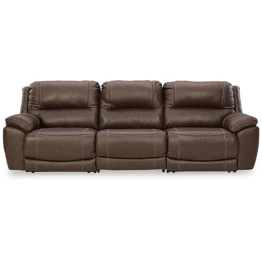 Dunleith - Chocolate - 3-Piece Power Reclining Sofa