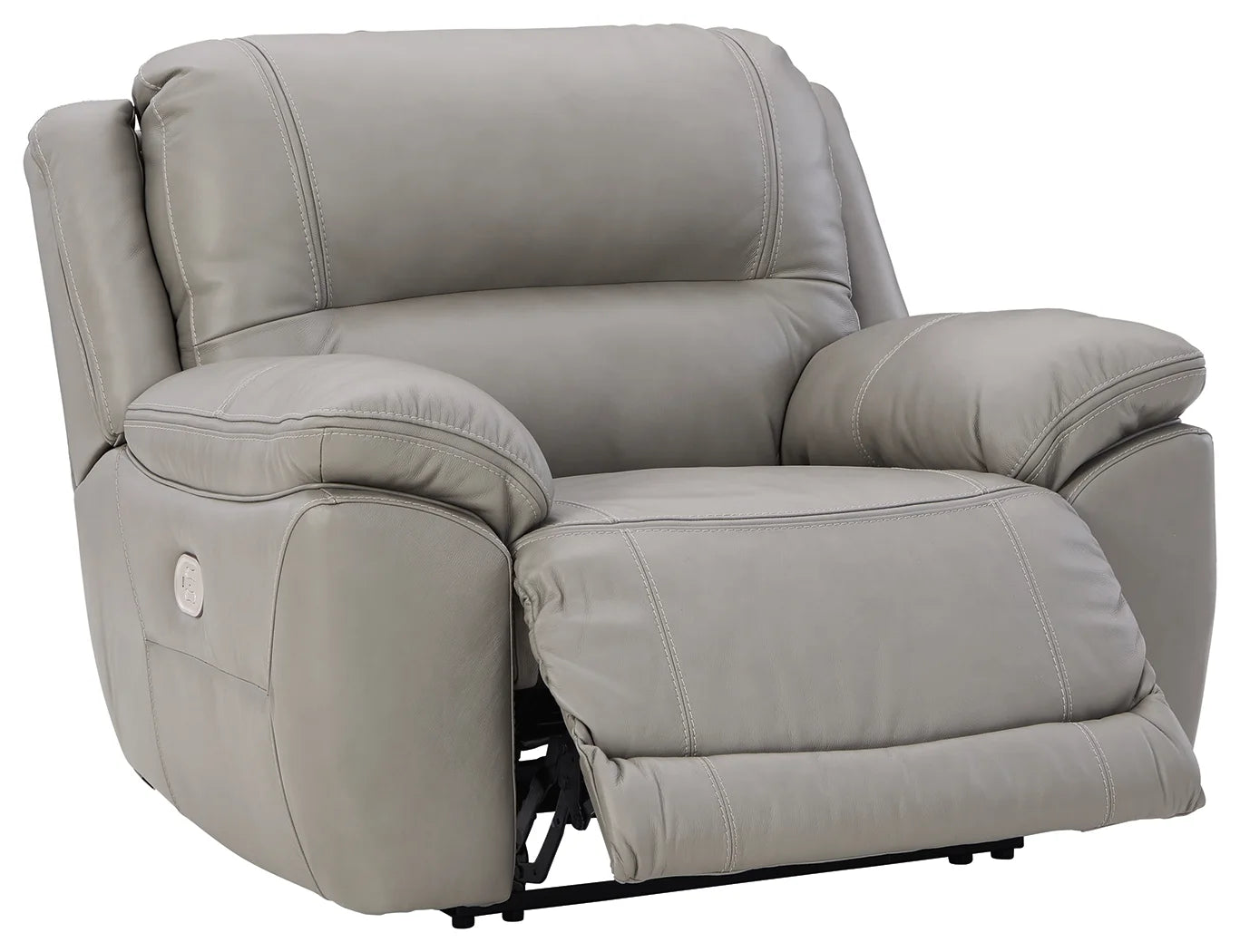 Dunleith - Gray - Zero Wall Recliner W/pwr Hdrst 2