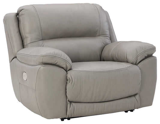 Dunleith - Gray - Zero Wall Recliner W/pwr Hdrst
