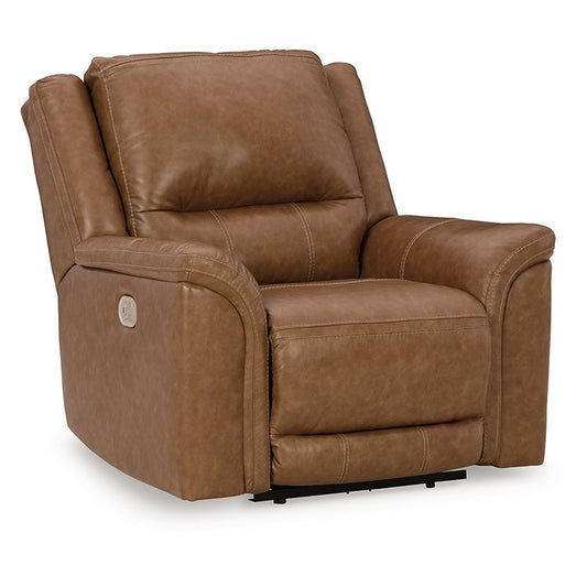 Trasimeno - Caramel - Power Recliner /Adj Headrest