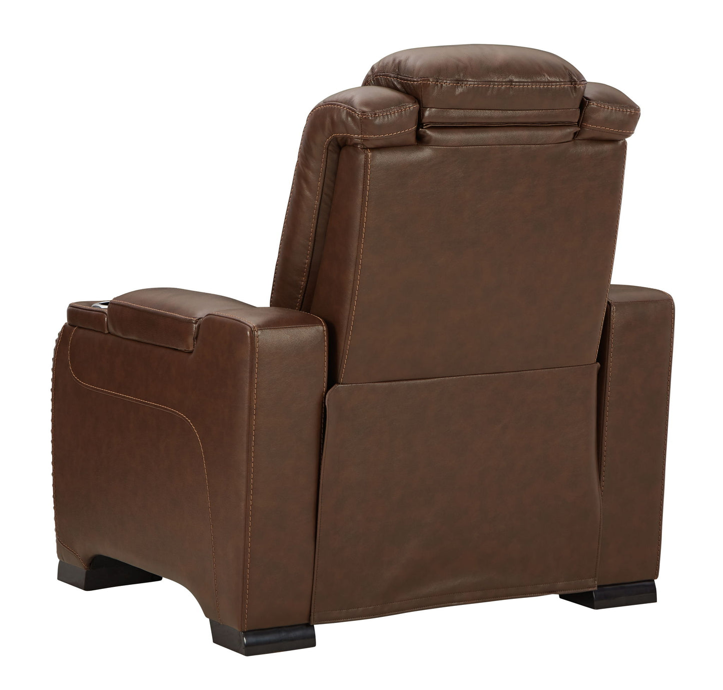 The Man-den - Mahogany - Pwr Recliner/Adj Headrest