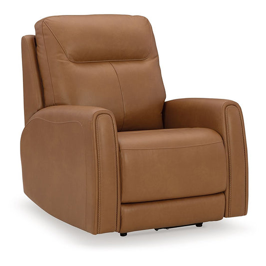 Tryanny - Butterscotch - Power Recliner/ Adj Headrest