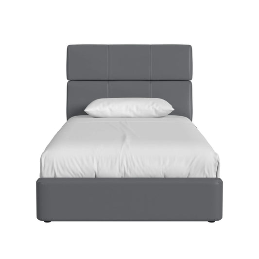 Valari - Twin Transformer Bed With Electronic Features PU - Gray