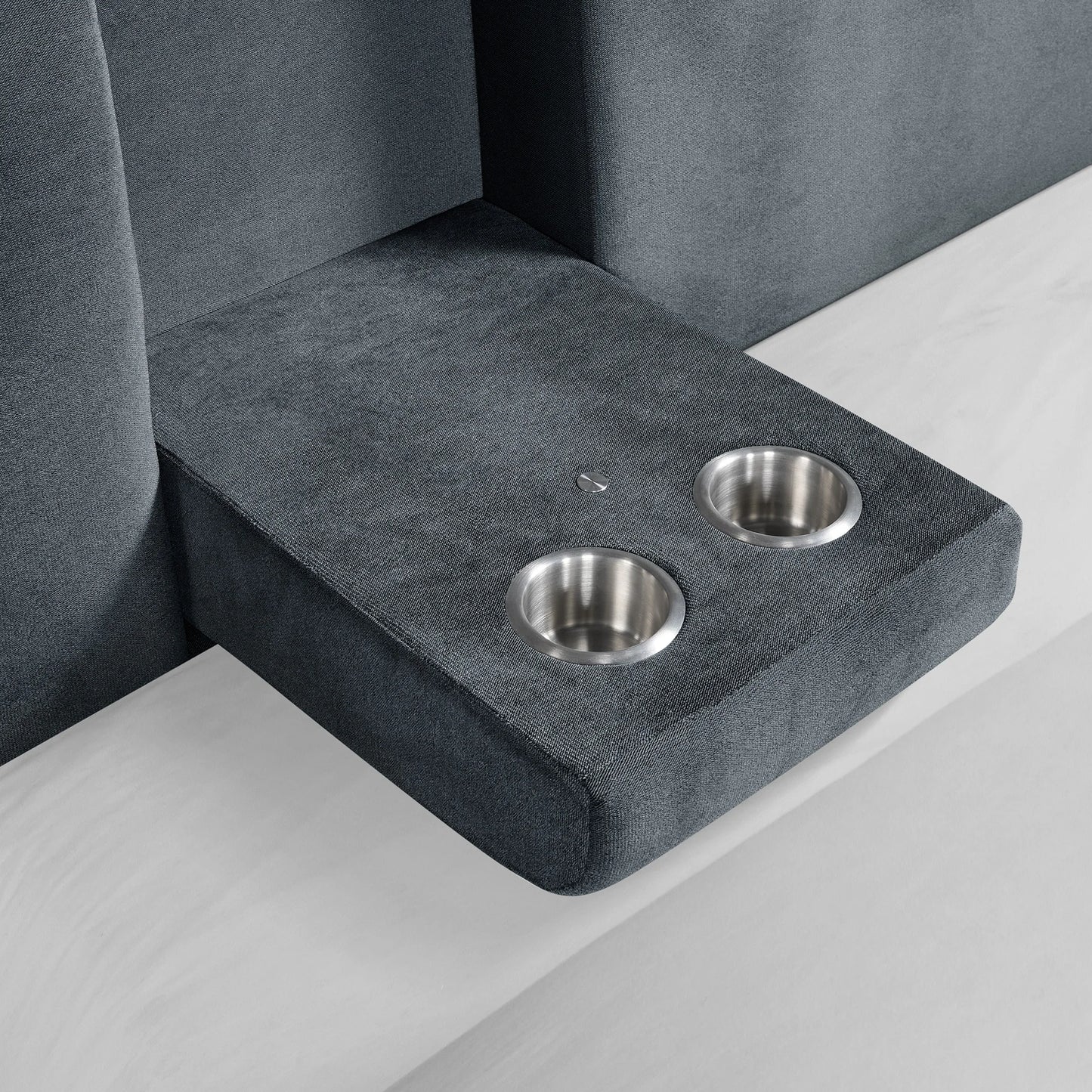 Ottawa - Queen Upholstered Transformer Bed With Electronic Features - Gray Linen